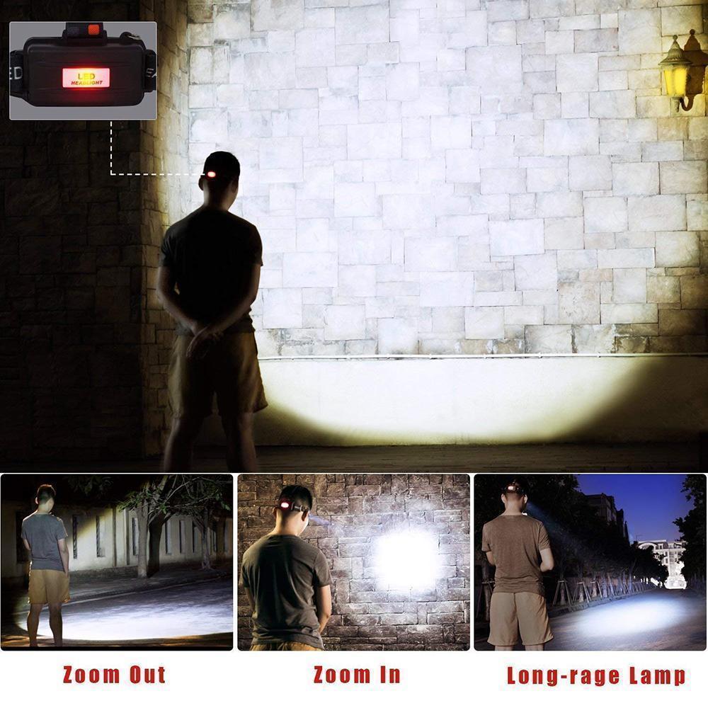 15000 LUMEN Super Powerful 3 X LED Head Light Gear