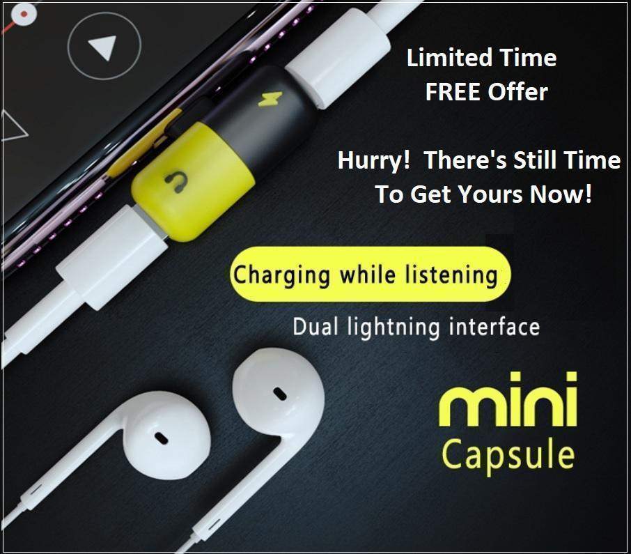 Special FREE Offer:  The Amazing Power Capsule For iPhone X and iPhone 8!