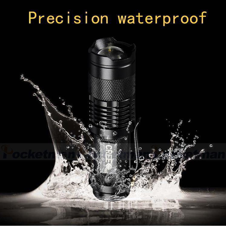 Best Selling, Zoomable CREE Q5 LuMax Tactical Flashlight