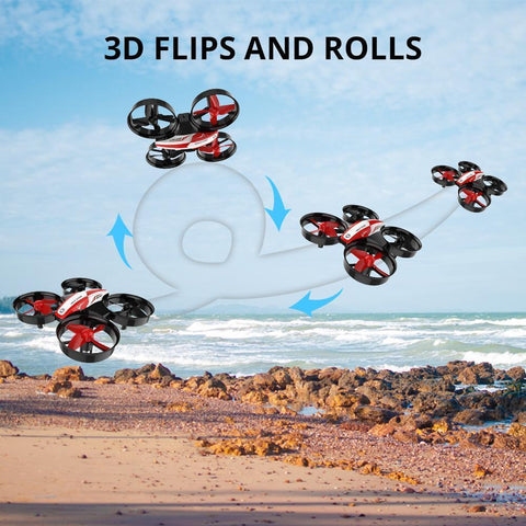 Image of HIGHLY RATED Mini Drone Featuring Auto Hovering and 1 Button Return. Durable Design and Ease of Operation Make it an Excellent Choice For Beginners! Free Shipping.