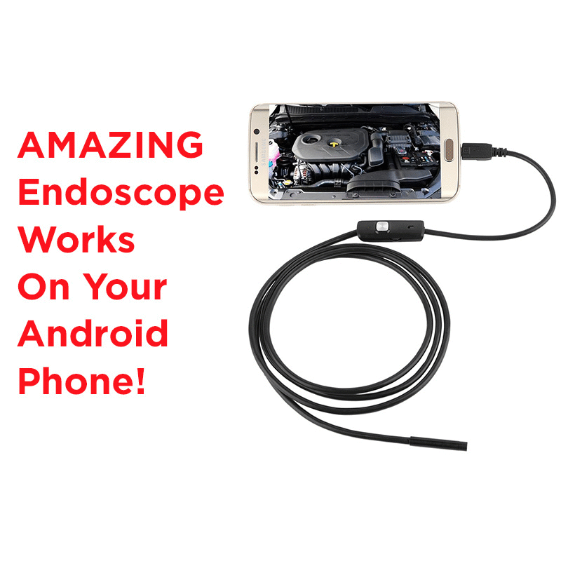Add This Waterproof 7mm ENDOSCOPE For Your ANDROID Phone To Your Order Now And SAVE 67%! Click ADD To CART Now While This Special Offer Still Available For You!