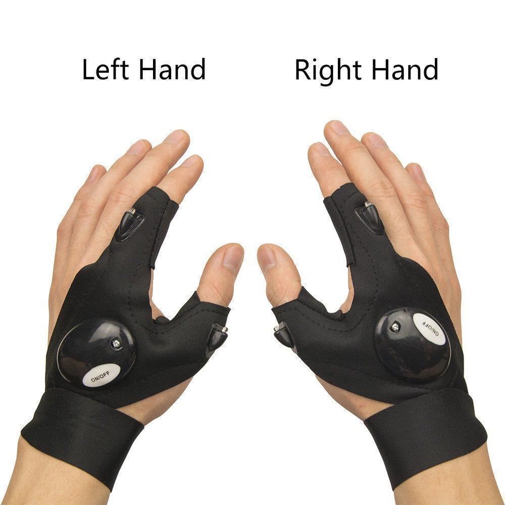 Special Multipurpose LED Lighted Glove Perfect For Repairs & Working in Dark Places, Emergencies, Fishing, Camping, Hiking & More!