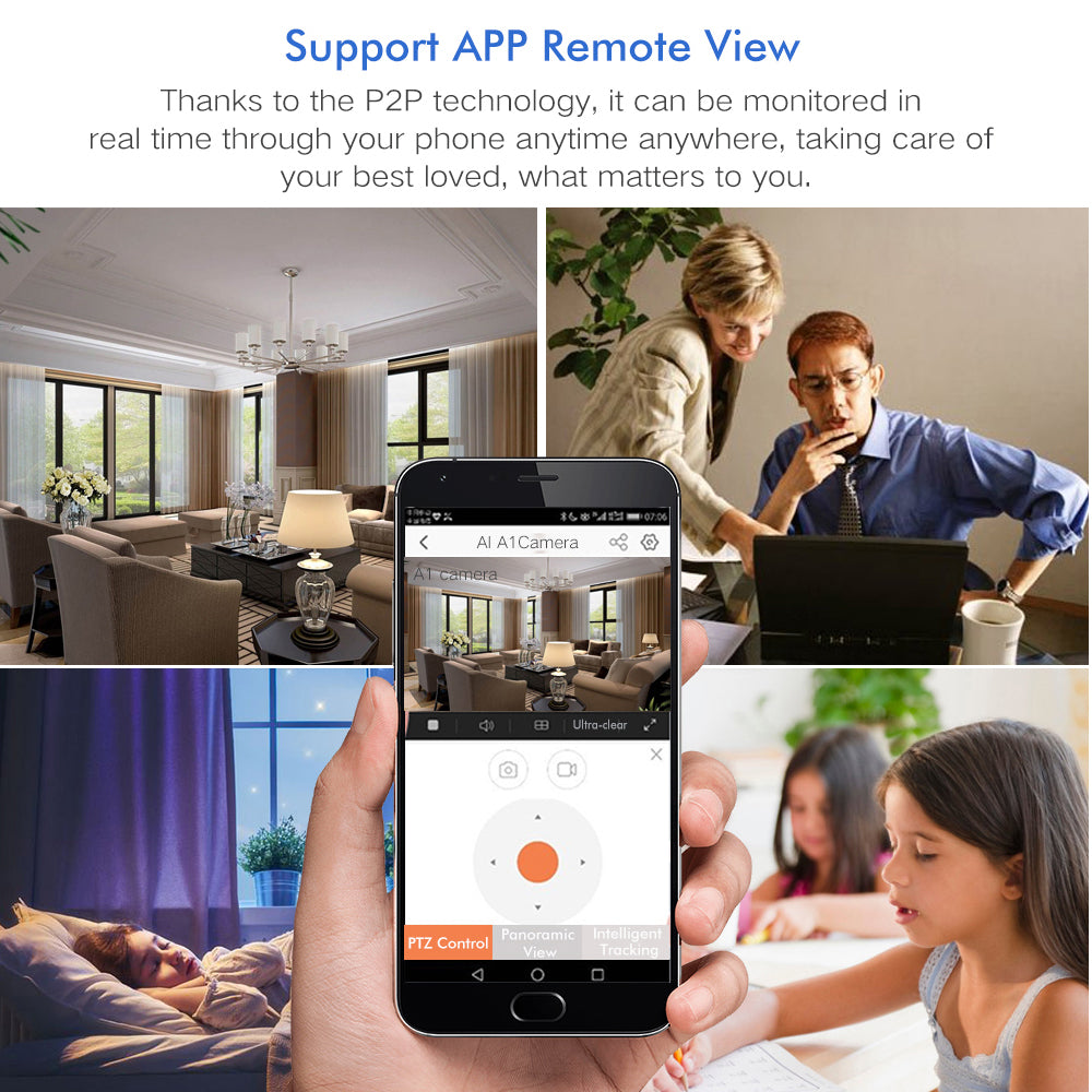 Amazing Auto Tracking Camera! Monitor Everything From Everywhere! Five First Orders Free! Choose Your Cloud Card + Get Free Delivery Too!