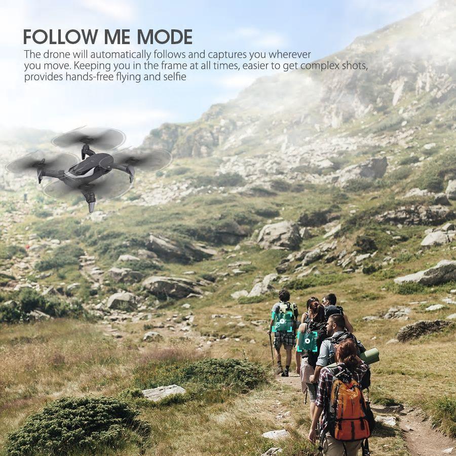 TOP RATED 1080P HD Wide Angle Camera Drone With WiFi FPV and  Real Time Transmission For Video and Pictures. Dynamic GPS and Follow Me Function Enhance the Flying Experience. Includes Free Shipping!