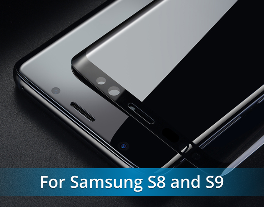 NEW Fingerprint Proof Tempered Glass Screen Protector For SAMSUNG 9 and SAMSUNG 8.  Best Quality and You SAVE 67% Get Yours Now!