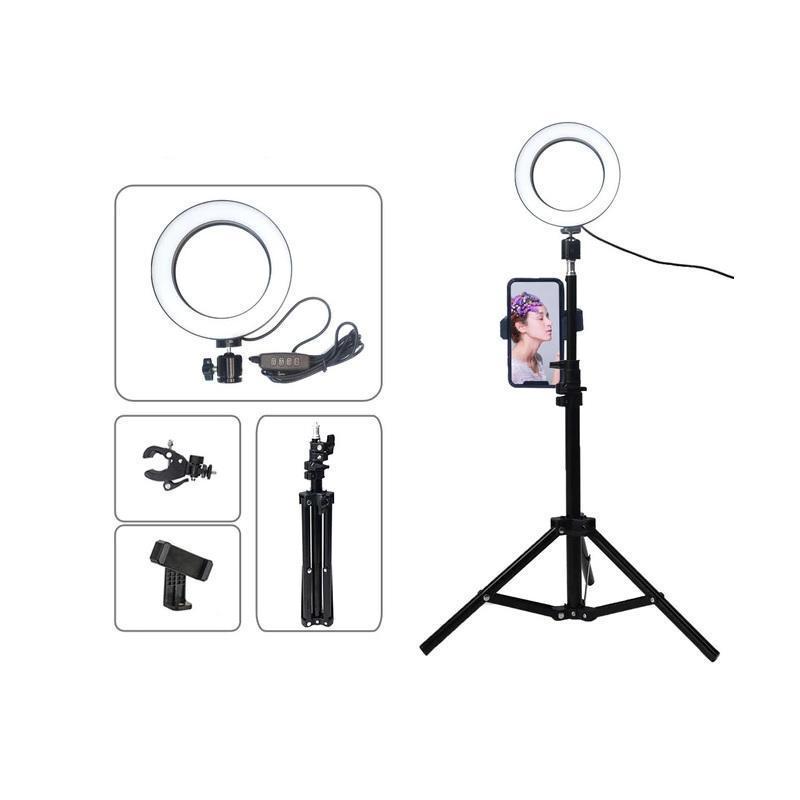 Produce the ULTIMATE Photography and Live Stream Videos with this Portable 6" Selfie LED Light and Tripod Stand ++ You Get FREE Shipping Too!  🚛