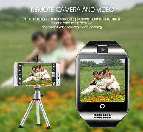 Image of Amazing Full Function Bluetooth Smart Watch With Call Answer, Fitness Apps, Camera + SD Card Port & More!