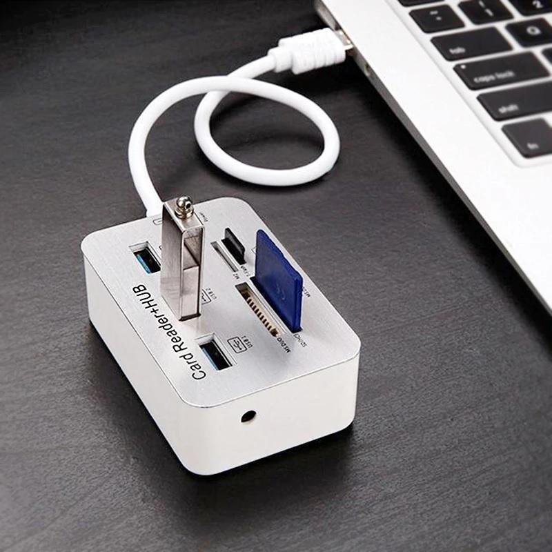 The Ultimate Multi-Port USB 3.0 HUB Splitter 3 Ports PLUS SD + Micro SD Card Reader. MAC or PC! Just cover shipping and get yours FREE today!