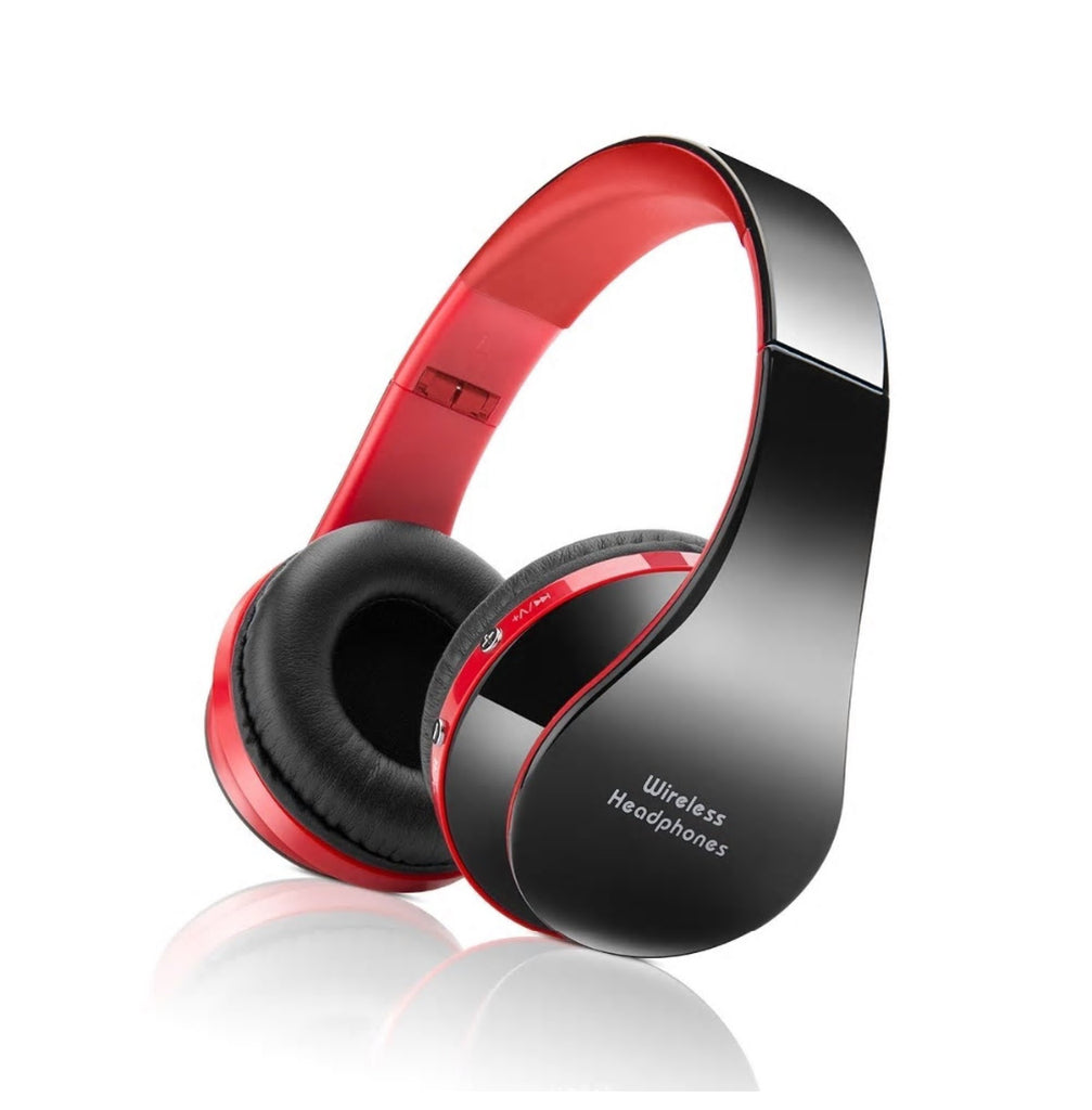 Noise Cancelling Bluetooth Wireless Headphones with Mic! Comfortable, Perfect For Music, Phone, Online Chat & Gaming... Foldable! Superb Sound Quality!