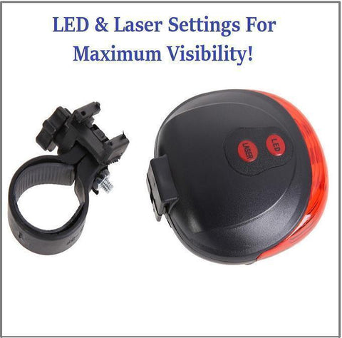 Image of FREE TODAY: The Absolute BEST Safety LED Laser Light Made For SAFER NIGHT TIME BIKING! Rated BEST. Just cover shipping and get yours NOW!