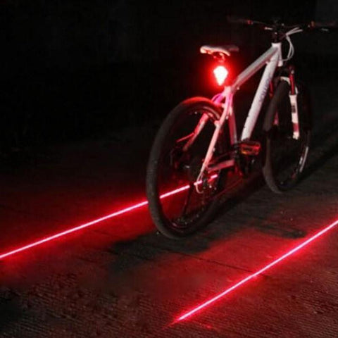 Image of FREE TODAY: The Absolute BEST Safety LED Laser Light Made For SAFER NIGHT TIME BIKING! Rated BEST. Just cover shipping and get yours NOW!