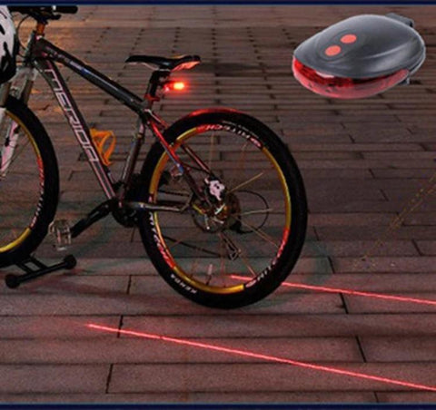 Image of FREE TODAY: The Absolute BEST Safety LED Laser Light Made For SAFER NIGHT TIME BIKING! Rated BEST. Just cover shipping and get yours NOW!