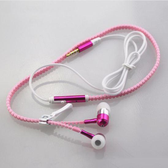 GLOWING ZIPPER EARPHONES