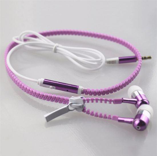 GLOWING ZIPPER EARPHONES