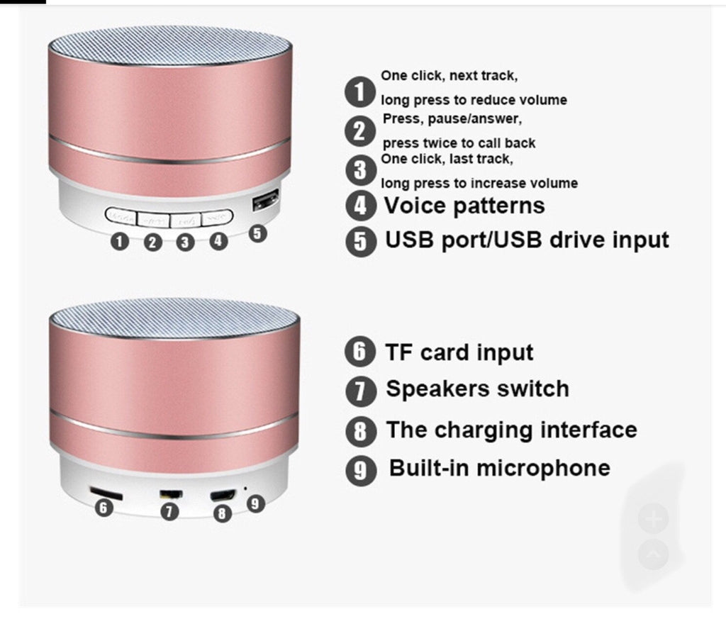 The Next Generation Bluetooth Wireless Speaker Deliver Amazing Sound With Superb Bass. Compact & Easy To Carry Anywhere! FREE Shipping Too!