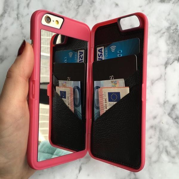 LUXURY SECRET MIRROR & WALLET PHONE CASE