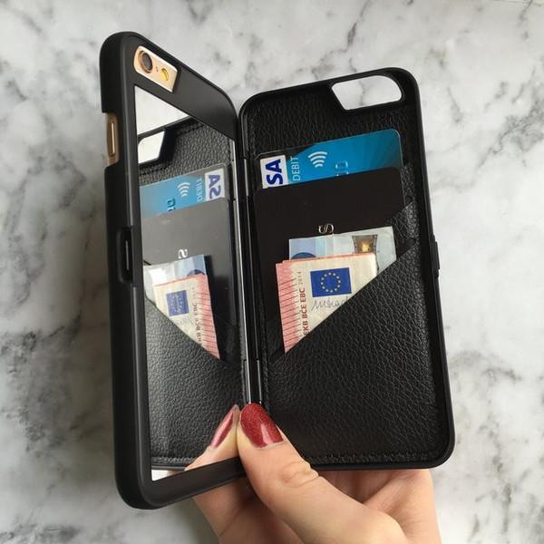 LUXURY SECRET MIRROR & WALLET PHONE CASE