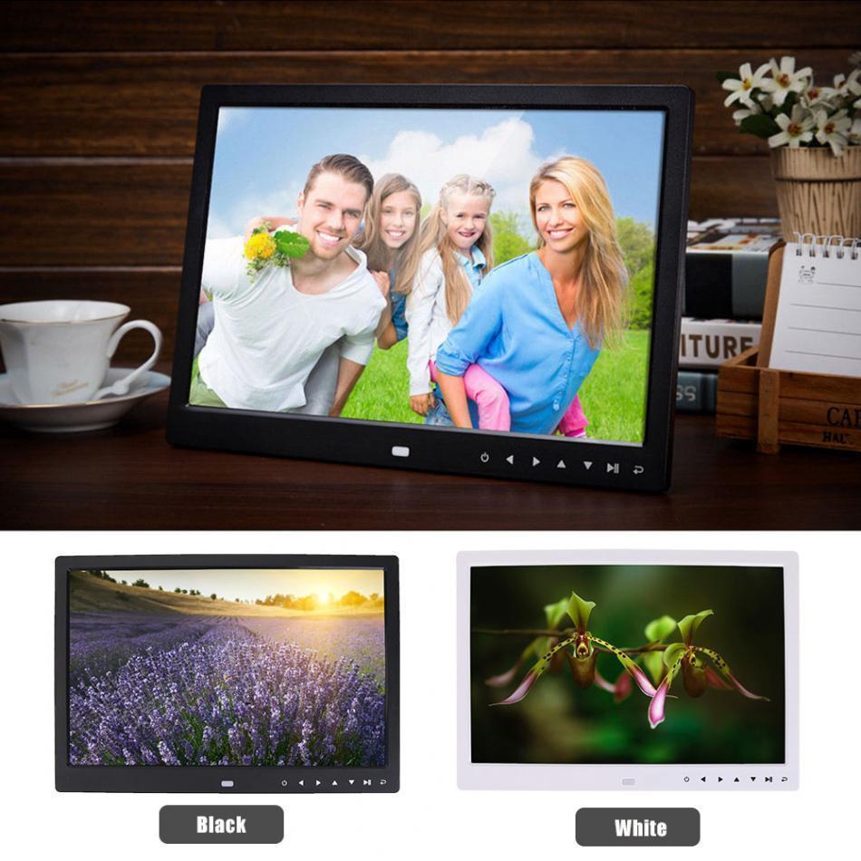 Huge 15" LED Digital Photo Frame with Multi-function Touch Screen So You Get Amazing Resolution
