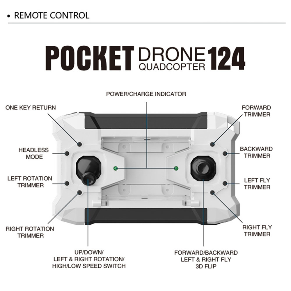 AK124 Micro Pocket Drone Quadcopter Is Compact And Fun!  Fits In Your Backpack, Pocket, Purse.  Long Run Time On One Charge.  🚛 You Get FREE Shipping Too!