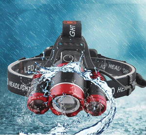 15000 LUMEN Super Powerful 3 X LED Head Light Gear