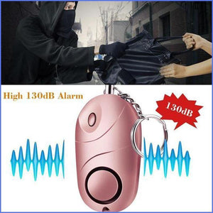 Super Loud 130 Decibel Personal Panic Alarm For Your Safety, Self Defense and Emergency [3 Pack Set]