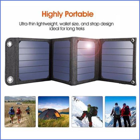 Image of Power Backup Anywhere For You With This BEST RATED Solar Charger - Compact & Portable, Always Ready