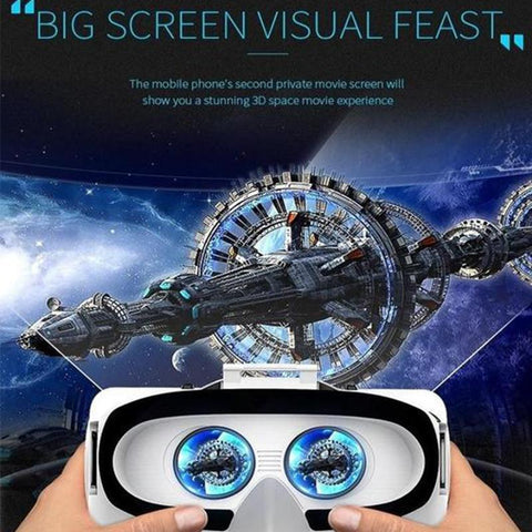 Image of Cool Virtual Reality Headset, 3D VR Glasses for Video Games & Movie- Compatible with iOS, Android and Other Phones Within 4.7-6.0 inch