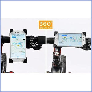 Pro Cellphone Mount For Mountain & Road Bikes, Universal FITS ALL 3.5" to 7" phones, iPhone X, 8, 7, 6 Samsung 9, 8, 7, 6, Galaxy
