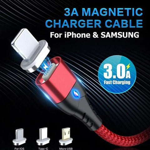 Image of Amazing NEW Magnetic Charging Cable Is Easy To Use, Fast Charging and Indestructible!