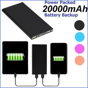 UNIVERSAL 20000mAh Cell Phone Power Backup Is Ready When You Need It