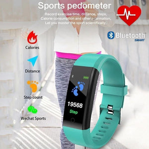 BEST Fitness Smartwatch Tracks Your Running & Walking Distance, Heart Rate, Calories, Blood Pressure & More... Choose From 5 COLORS + Get FREE Delivery Too!