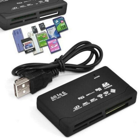 Image of BEST All-In-One Memory Card Reader For USB Reads EVERY Type Of Memory Card!