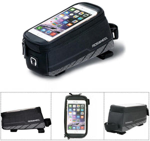 BEST EVER CELL PHONE BIKE MOUNT WITH LARGE CAPACITY STORAGE TOO