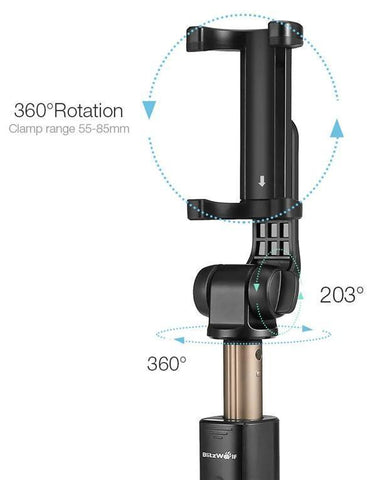 Image of Get Your Own Top Rated Wireless Bluetooth Selfie Stick PLUS Mini Tripod & You Get FREE Shipping Too!  🚛