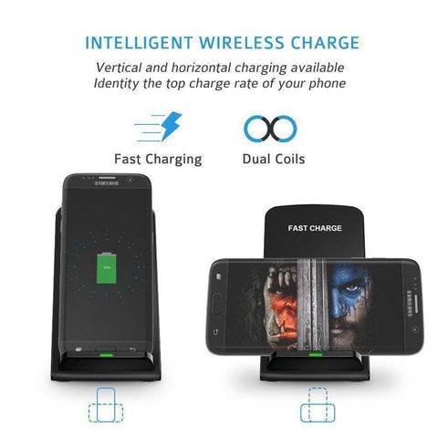 Image of Super Fast Wireless Charging Stand for Your Samsung S9 S8 Note 9 8 ...Order Yours NOW And You Get FREE Shipping!