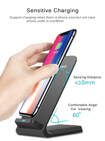 Image of Super Fast Wireless Charging Stand for Your Samsung S9 S8 Note 9 8 ...Order Yours NOW And You Get FREE Shipping!