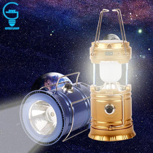 Powerful 3-in-1 Solar Emergency Light + Lantern + USB Charger