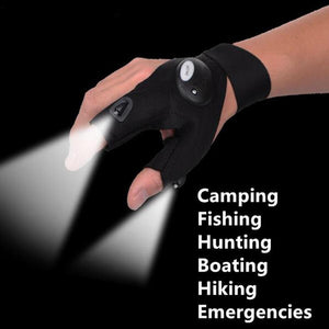 Special Multipurpose LED Lighted Glove Perfect For Repairs & Working in Dark Places, Emergencies, Fishing, Camping, Hiking & More!