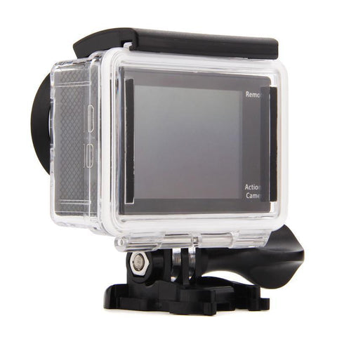 Image of GoPro Style Action Camera With Full Remote & Complete Upgraded Accessory Bundle