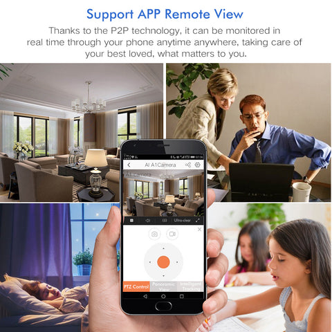 Image of Amazing Auto Tracking Camera! Monitor Everything From Everywhere! Five First Orders Free! Choose Your Cloud Card + Get Free Delivery Too!