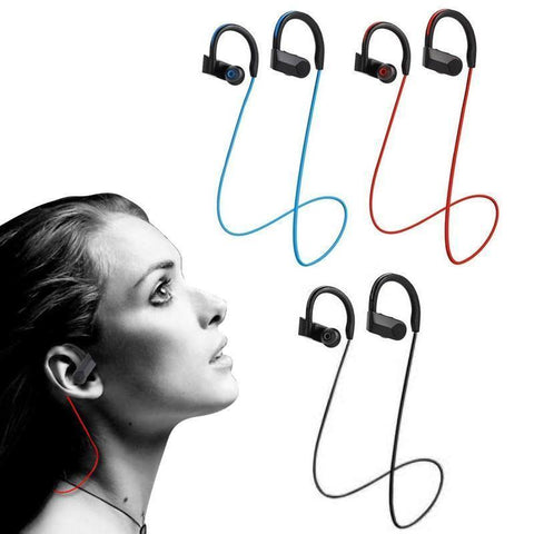 Image of BEST Rated Wireless Bluetooth Sweat Proof Headphones with 6 HOUR BATTERY LIFE! Durable Design With Superior Subwoofer Delivers Superb Sound Quality For You!.