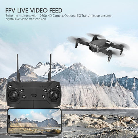 Image of TOP RATED 1080P HD Wide Angle Camera Drone With WiFi FPV and  Real Time Transmission For Video and Pictures. Dynamic GPS and Follow Me Function Enhance the Flying Experience. Includes Free Shipping!