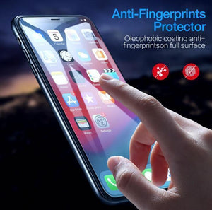 NEW Fingerprint Proof Tempered Glass Screen Protector For iPHONE 8, X, XS, and MAX.  Best Quality and You SAVE 67% Get Yours Now!