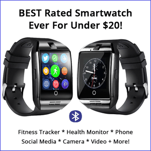 Amazing Full Function Bluetooth Smart Watch With Call Answer, Fitness Apps, Camera + SD Card Port & More!
