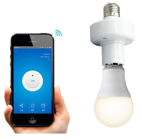 Image of WIFI Smart Bulb Socket Gives You Automation From Your Smart Phone