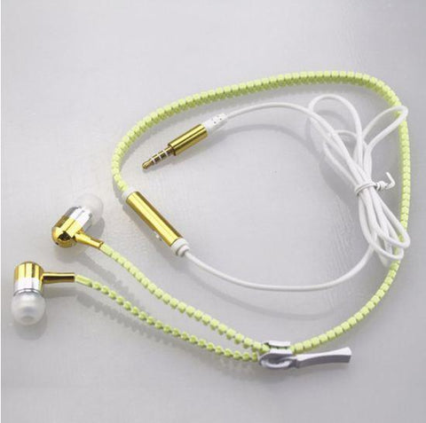 Image of GLOWING ZIPPER EARPHONES