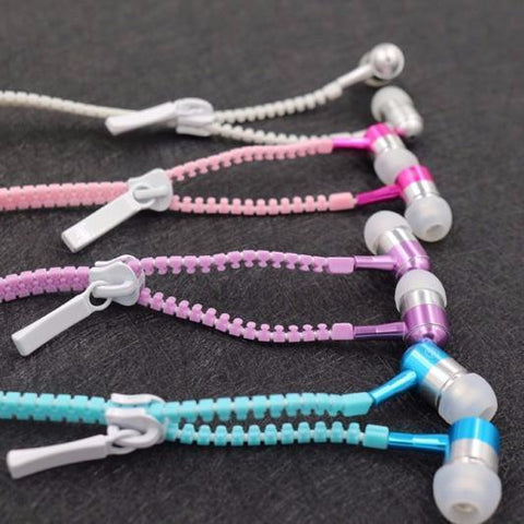 Image of GLOWING ZIPPER EARPHONES