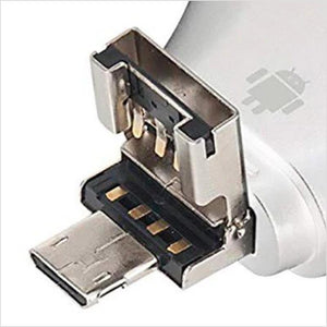 The Ultimate 4-in-1 USB Data Hub + Micro SD Card Reader For iPhone & Samsung