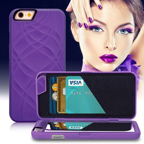 Image of LUXURY SECRET MIRROR & WALLET PHONE CASE