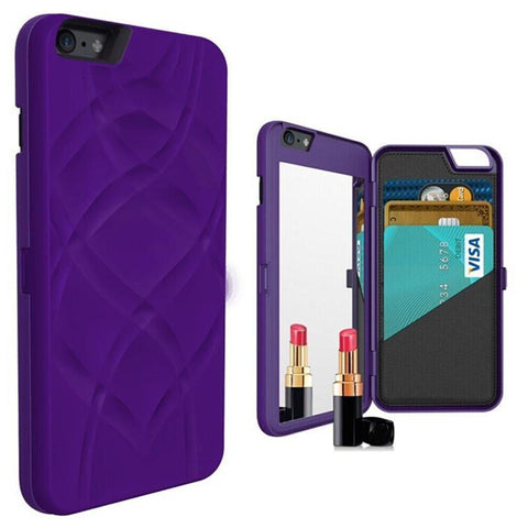 Image of LUXURY SECRET MIRROR & WALLET PHONE CASE